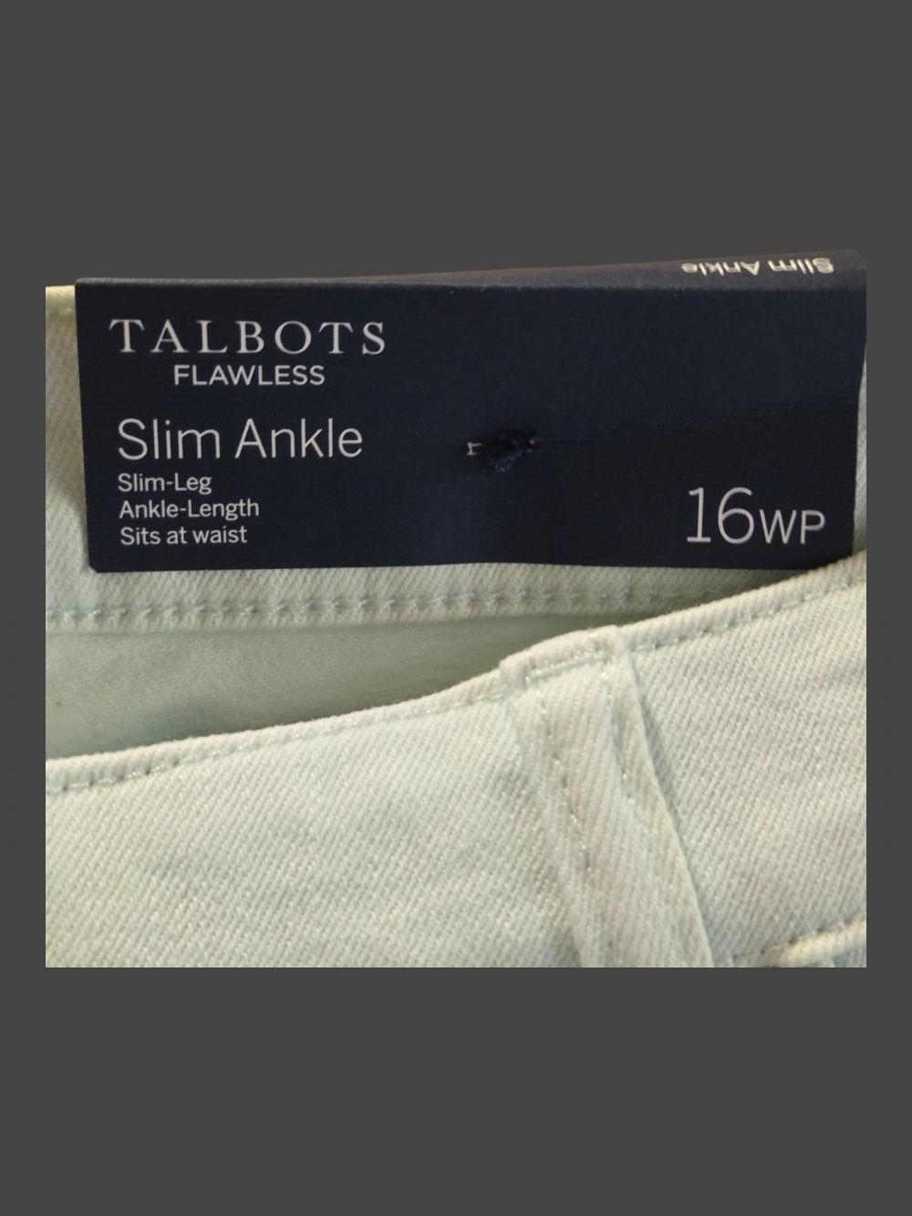 Talbots Light Blue Slim Ankle Women's Jeans - Picture 7 of 10